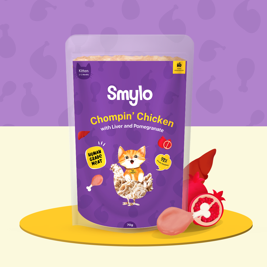 Chompin’ Chicken with Liver & Pomegranate Single (Kitten)