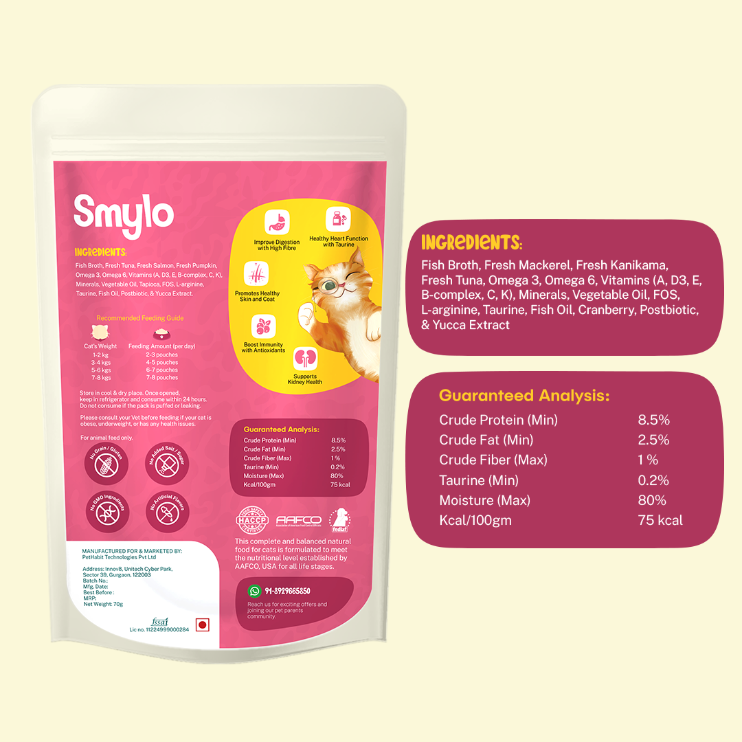 Munchin’ Mackerel with Kanikama & Cranberry (Adult)