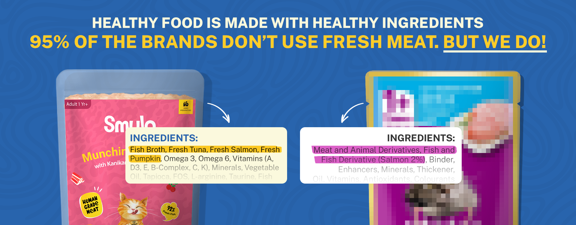 Fresh, natural Smylo ingredients